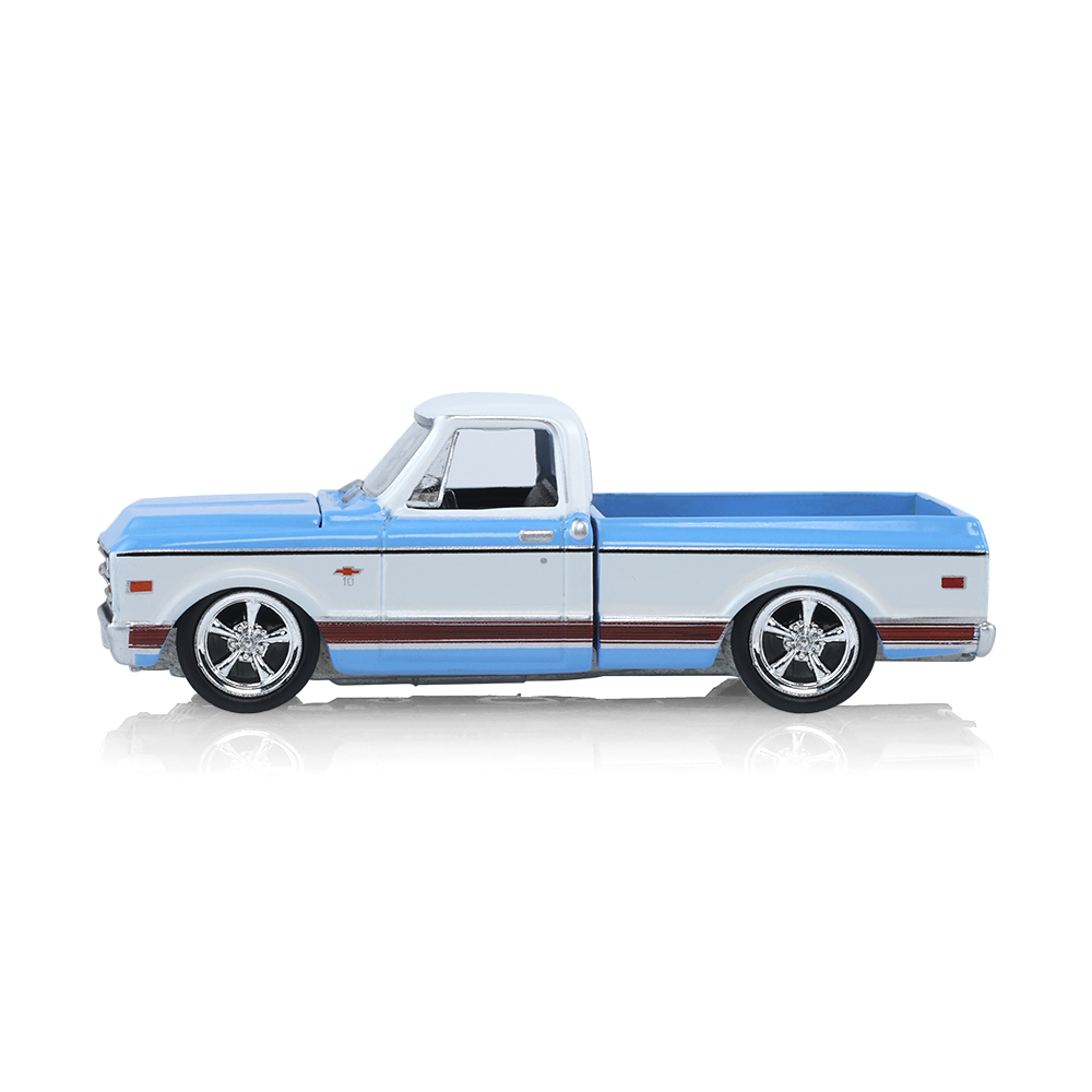 1968 Chevrolet C-10 - Azure Blue and White